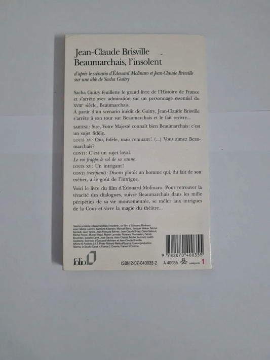 Beaumarchais,  l'insolence,  Jean-Claude Brisville