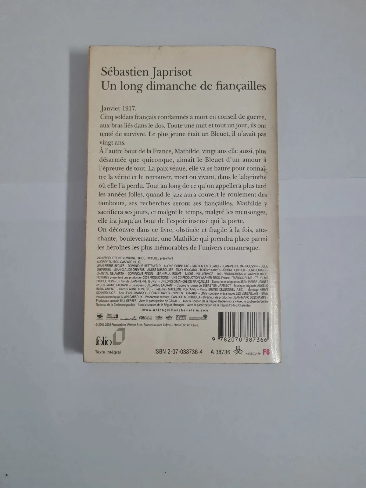 Un long dimanche de fiançailles, Sébastien Japrisot