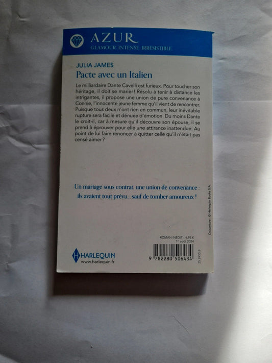 Pacte avec un italien, Julia James