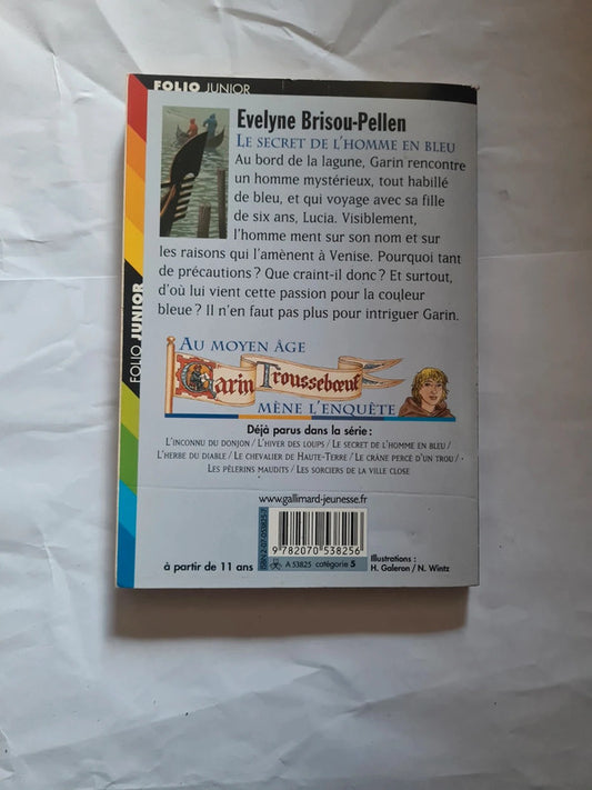 Le secret de l'homme en bleu , Evelyne Brisou Pellen