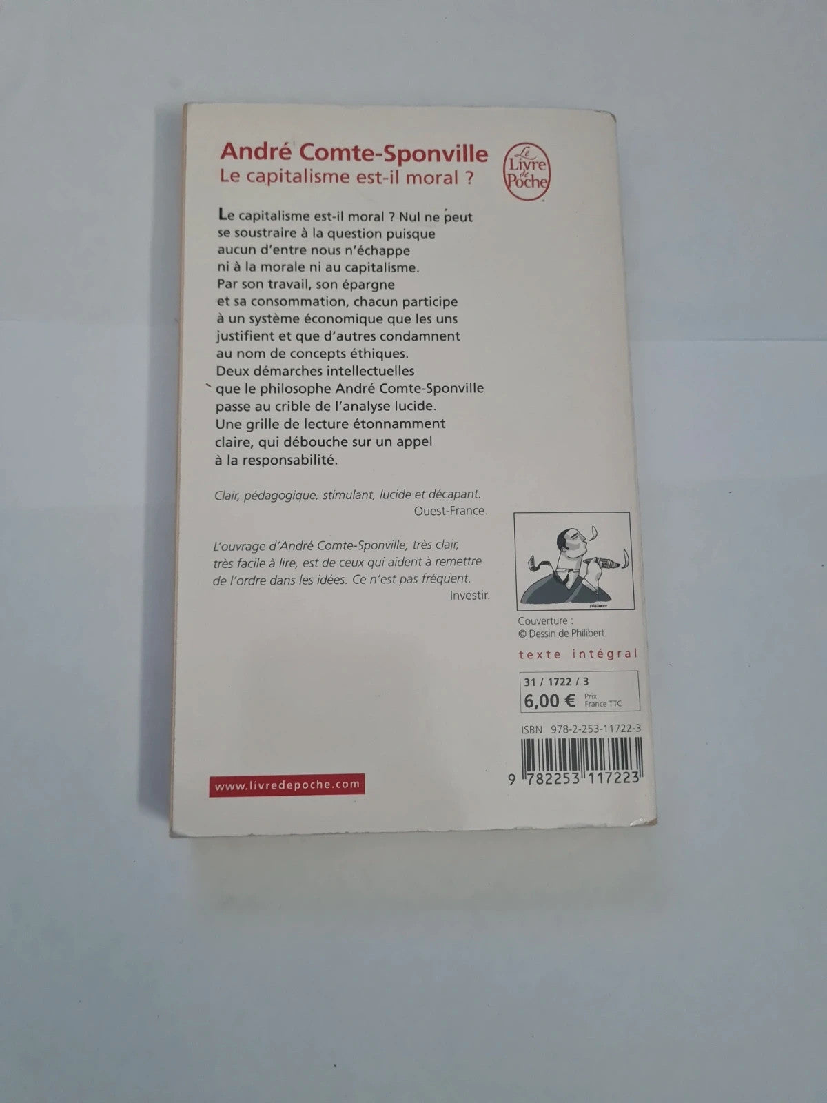 Le capitalisme est-il moral, André Comte Sponville