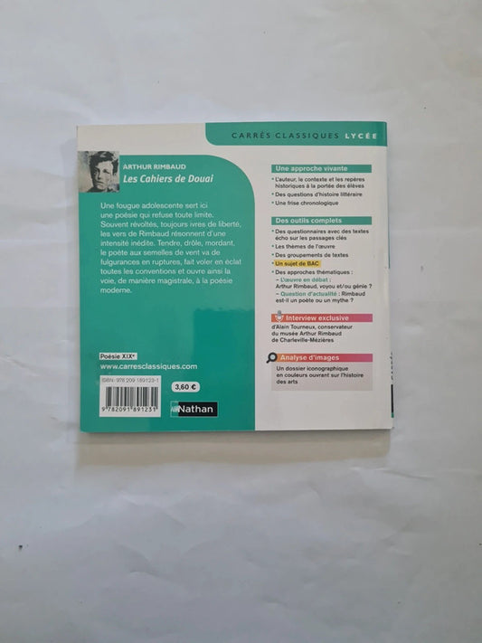 Les cahiers de douai , Arthur Rimbaud
