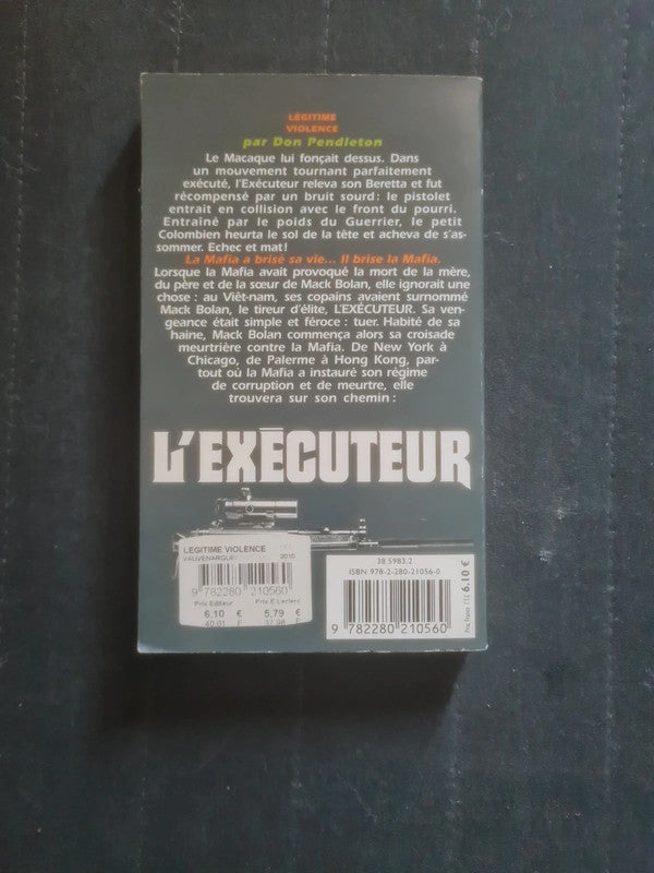 L'exécuteur 241 , légitime violence , Don Pendleton