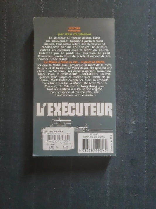 L'exécuteur 241 , légitime violence , Don Pendleton