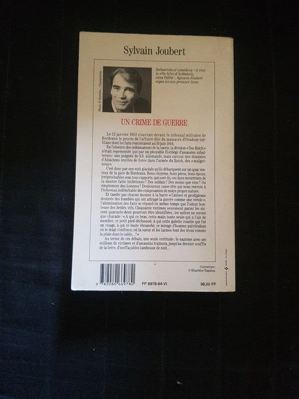 Un crime de guerre, Sylvain Joubert