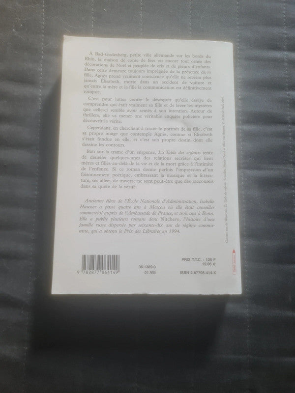 La table des enfants, Isabelle Hausser