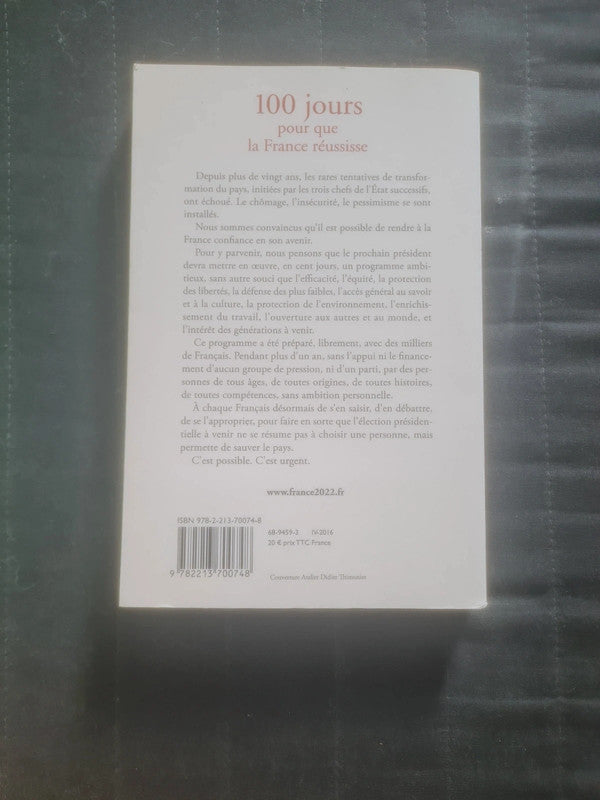 100 jours pour que la France réussisse,  Jacques Attali