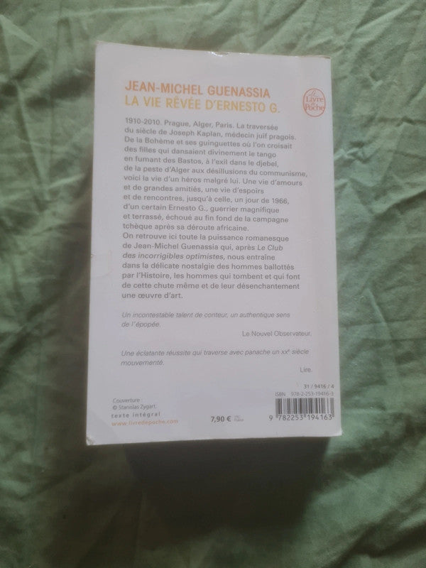 La vie rêvée d'Ernesto G , Jean-Michel Guenassia