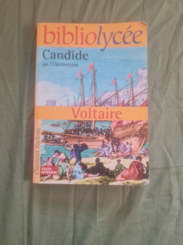 Candide ou l'optimisme,  Voltaire,  bibliolycée