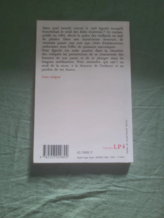 Les belles endormies , Yasunari Kawabata