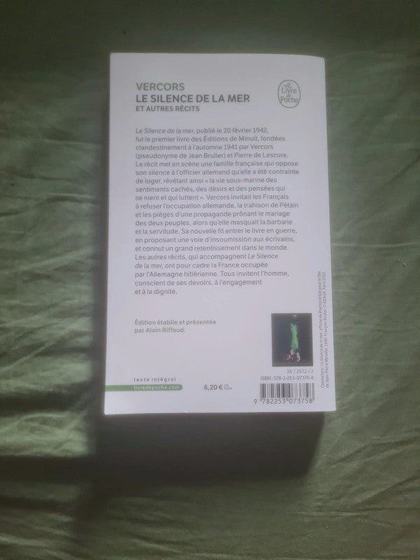 Le silence de la mer , Vercors