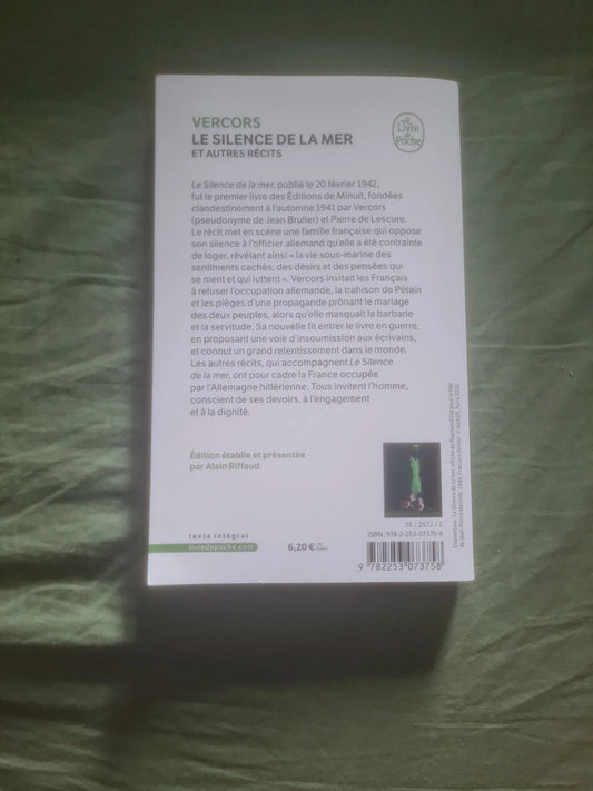 Le silence de la mer , Vercors