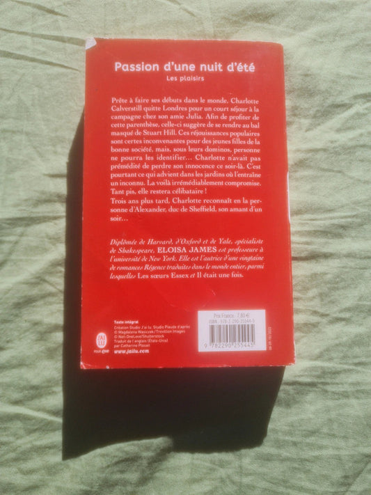 Passion d'une nuit d'été,  Eloisa James