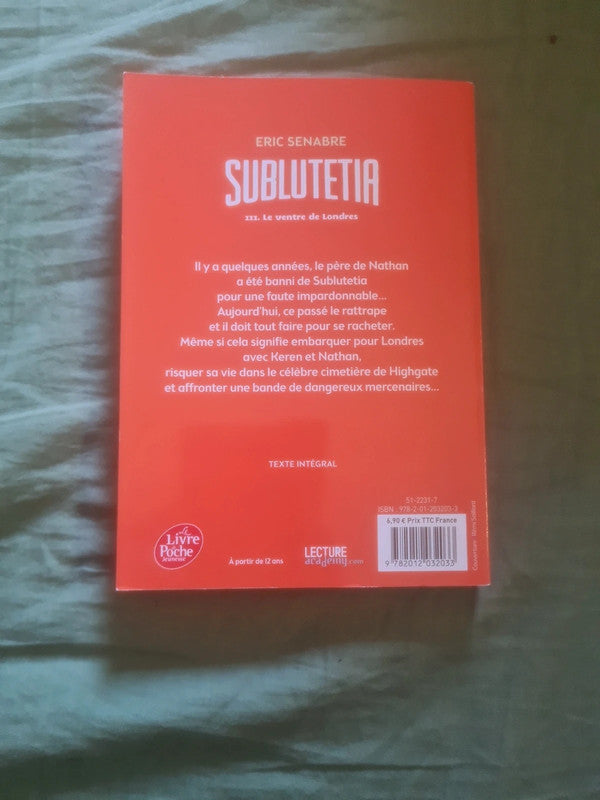 sublutetia T3 le ventre de Londres, Éric Senabre