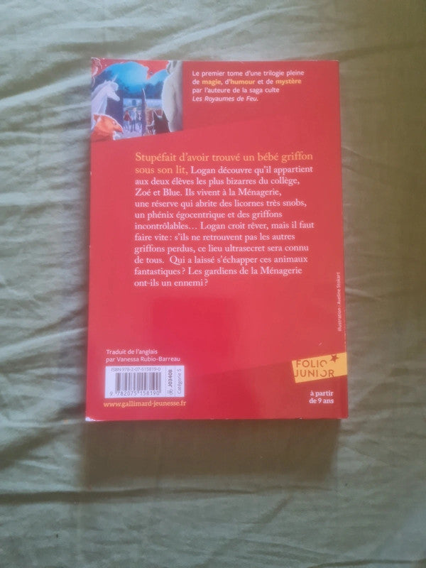 Sos créature fantastique T1 , le secret des petits griffons , Tui T et Kari Sutherland