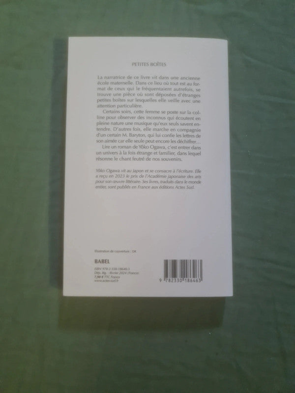 Petites boîtes Yoko Ogawa