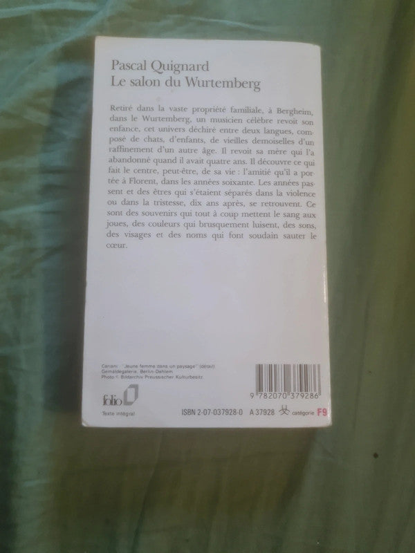 Le salon du Wurtemberg , Pascal Quignard