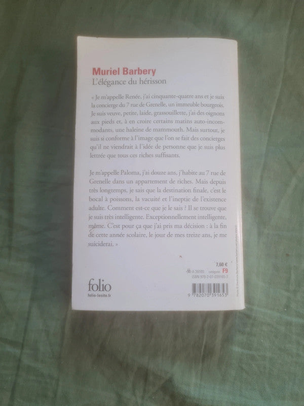 L'élégance du hérisson, Muriel Barbery