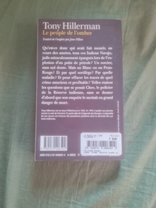 Le peuple de l'ombre, Tony Hillerman