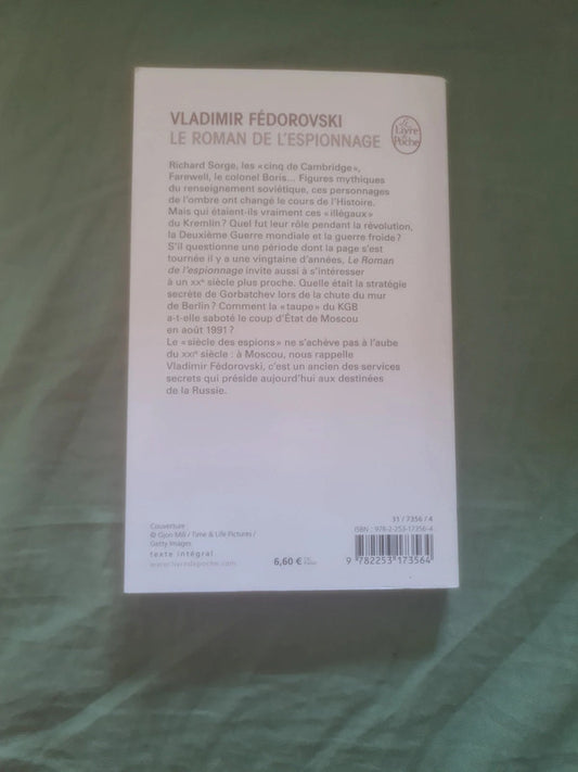 Le roman de l'espionnage, Vladimir Fédorovski