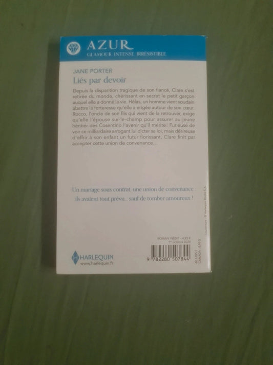 Liés par devoir , mariage arrangé,  Jane Porter