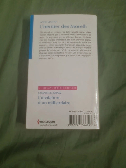 L'héritier des Morelli, Anne Mather