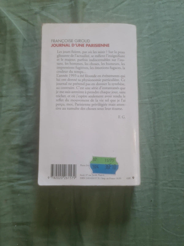 Journal d'une parisienne, Françoise Giroud