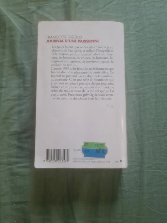 Journal d'une parisienne, Françoise Giroud
