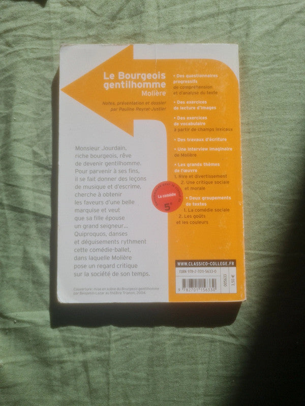Le bourgeois gentilhomme , Molière