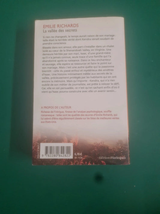 La vallée des secrets , Émilie Richards