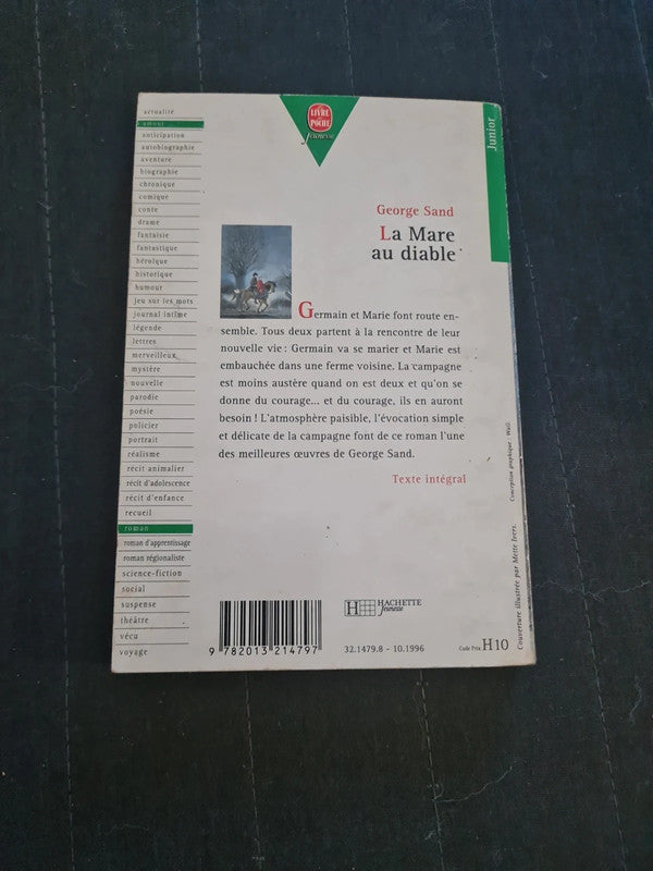 Gebrauchtes Buch – La mare au diable, George Sand