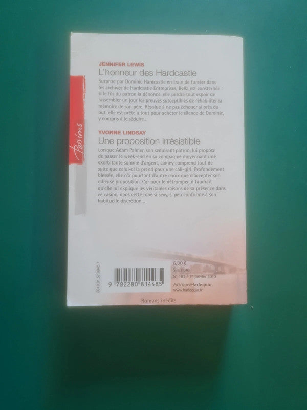 L'honneur des Hardcastle , Jennifer Lewis , Une proposition irrésistible, Yvonne Lindsay