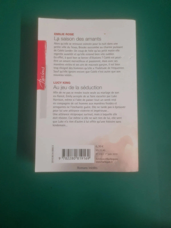 La saison des amants , Émilie Rose ,  Au jeu de la séduction , Lucy King