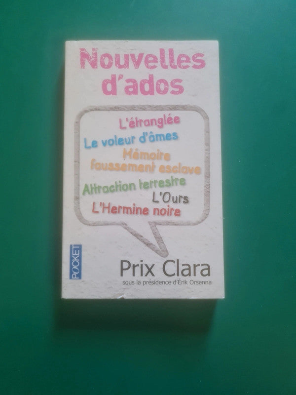 Nouvelles d'ados
, Prix Clara
