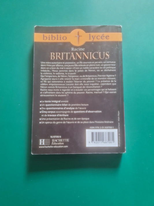 Britannicus,  Racine , bibliolycée