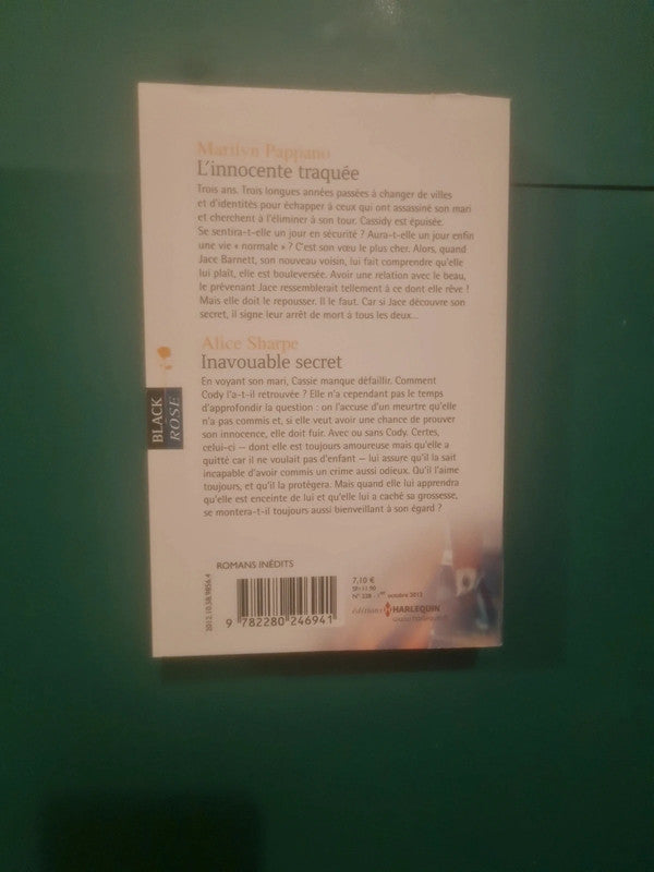 Marilyn Pappano ,  L'innocente traquée , Alice Sharpe , Inavouable secret