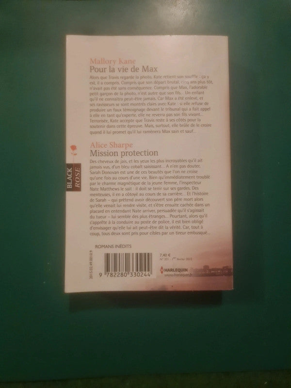 Mallory Kane
: Pour la vie de Max , Alice Sharpe : Mission protection