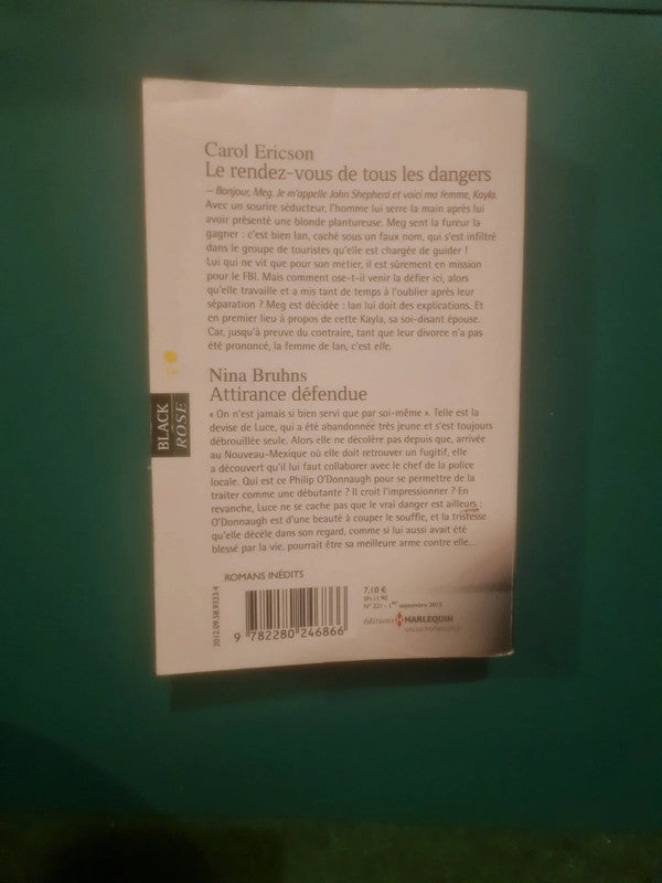 Carol Ericson: 
Le rendez-vous de tous les dangers , Nina Bruhns
: Attirance défendue