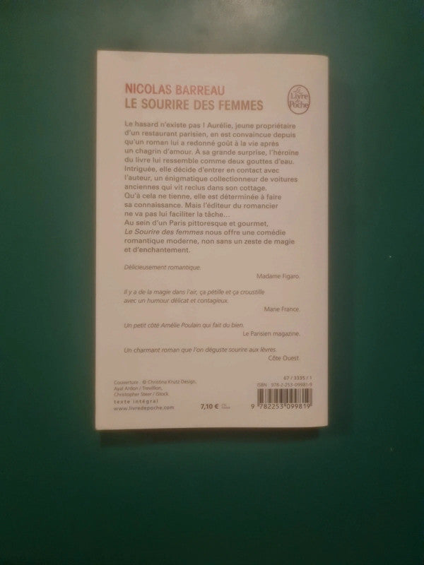 Le sourire des femmes , Nicolas Barreau
