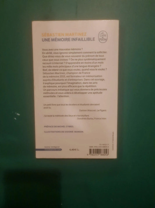 Une mémoire infaillible,  Sébastien Martinez