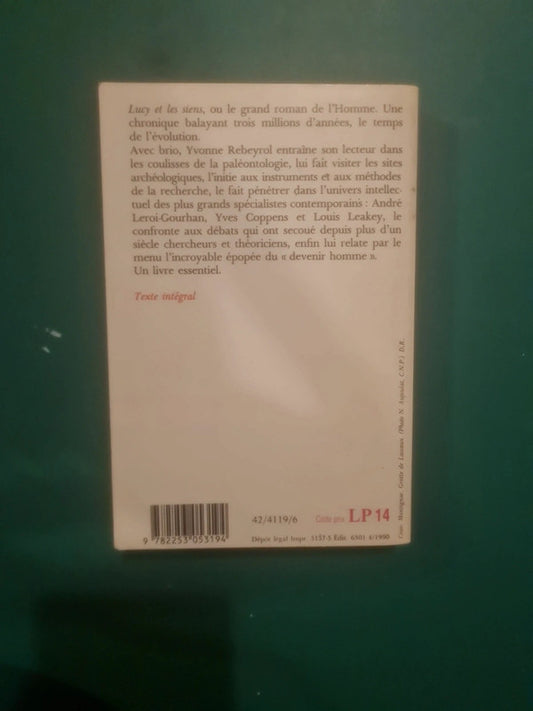 Lucy Et Les Siens Chroniques Préhistoriques : Rebeyrol Yvonne