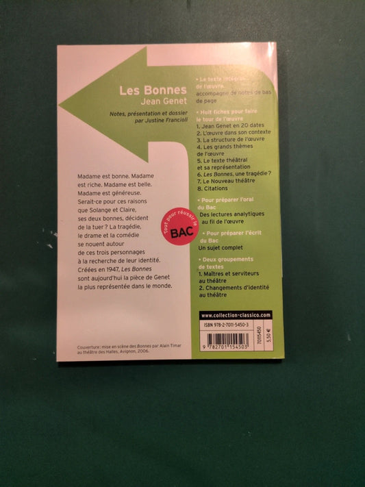 Les Bonnes , Jean Genet