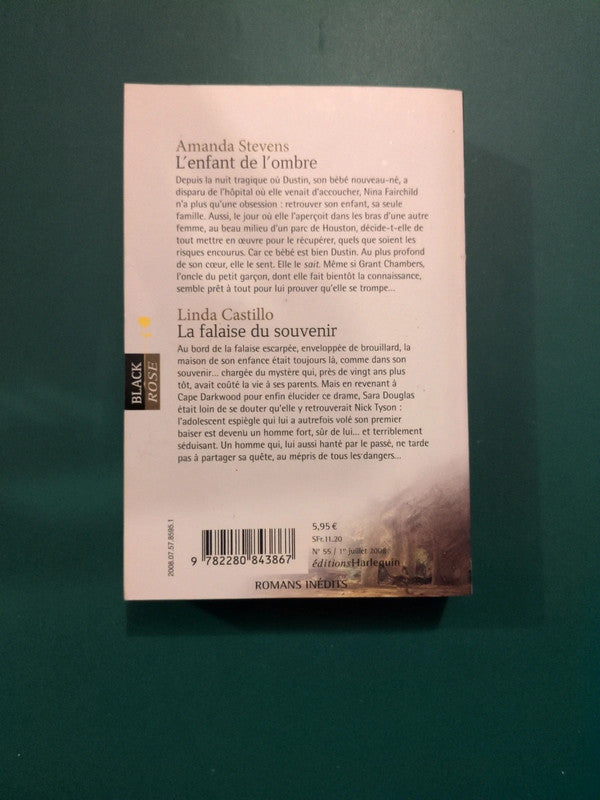 Amanda Stevens , 
L'enfant de l'ombre , Linda Castillo
, La falaise du souvenir