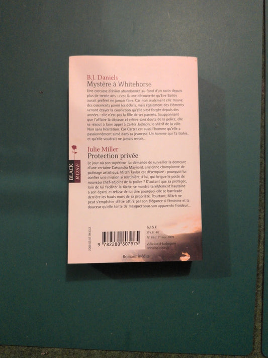 B.J. Daniels
, Mystère à Whitehorse , Julie Miller
, Protection privée