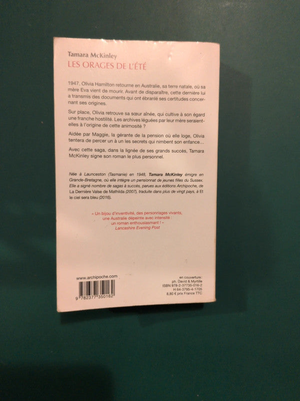 Les orages de l'été , Tamara McKinley