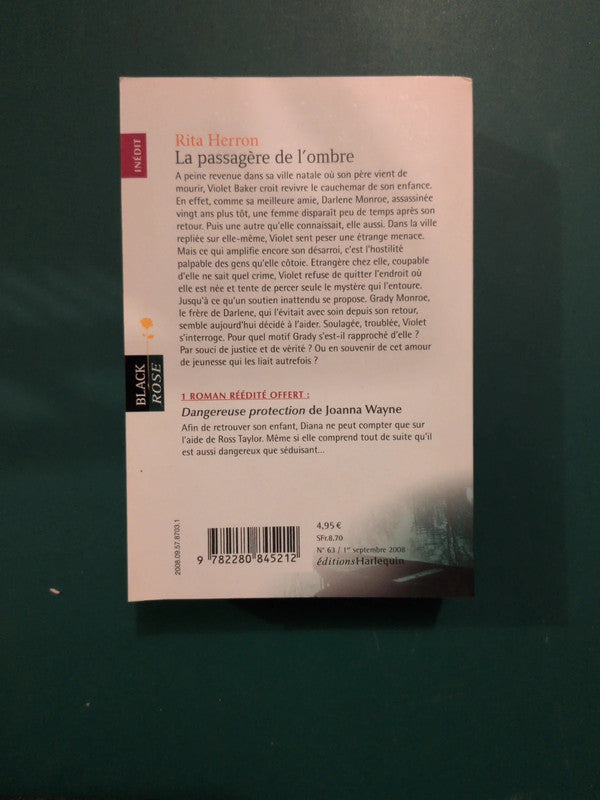 Rita Herron
, La passagère de l'ombre , Dangereuse protection , Joanna Wayne
