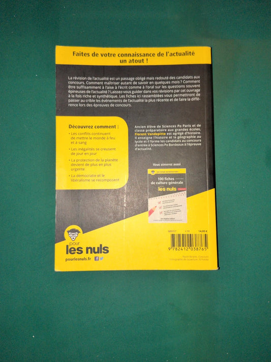 100 fiches d'actualité pour les nuls éditions 2019