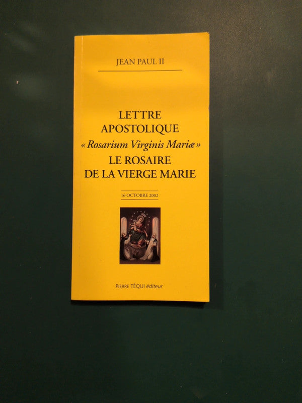 Used book - The Rosary of the Virgin Mary, Apostolic Letter, John Paul II