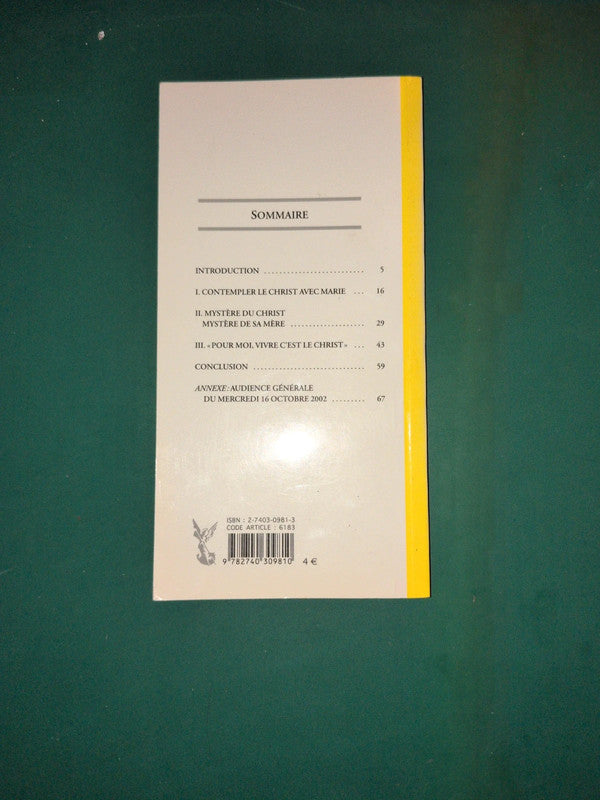 Used book - The Rosary of the Virgin Mary, Apostolic Letter, John Paul II