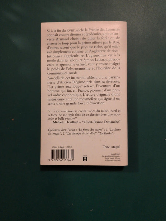 La prime aux loups , Joëlle Guillais